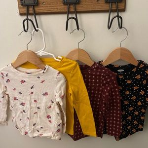 Old Navy 2T Long Sleeve Tees